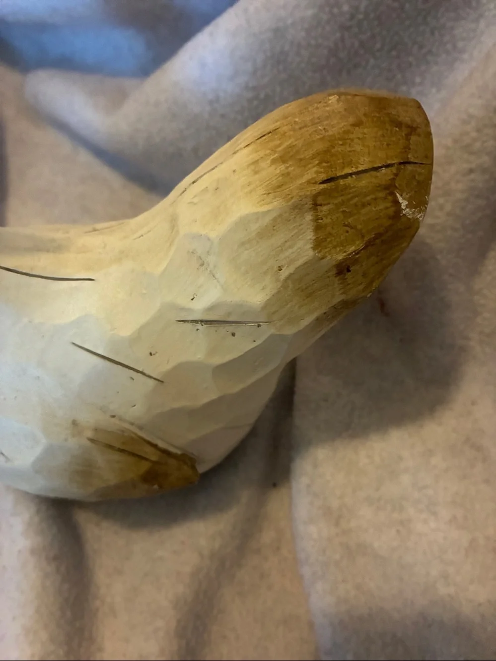 🌸Vintage Pier One Hand-Carved Decorative Hen - Home Accents